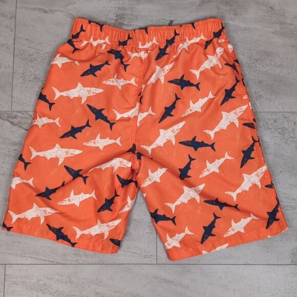 3/$20 Joe Fresh Shark Print Swim Trunks Beach Summer Bathing Suit Shorts - Picture 6 of 11